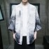 Fashion Costumes Embroidery Hanfu Mens Chinese Robe Cardigan Jacket Oversized Kimono 5XL Ancient Coat Male