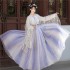 Large Sleeves Gradient Shimmering Princess Hanfu Women Plus Size Sparkles Star