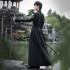 Warrior Hanfu Men Chinese Traditional EthnicPhoenix Embroidery Japanese Samurai Party Cosplay Swordsman Costume
