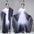 Water Sleeves Yangko Dance Costumes Adults Ancient National Hanfu Yangko Performance Long Sleeve Classical Fairy Folk Dance