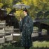 Men Women Hanfu Ink jade Ming Crewneck Robe Woven Gold Dark Pattern Big Sleeves Everyday Men Spring Summer Outerwear