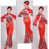 Ancient Chinese Costume Hanfu Yangko Stage Clothing