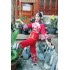 Ancient Chinese Costume Hanfu Yangko Stage Clothing