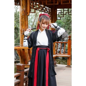 Chinese Ancient Traditional Hanfu Women Fusion Modern Hanbok
