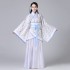 Women's Hanfu Green Red Pink Dance Girl Costume