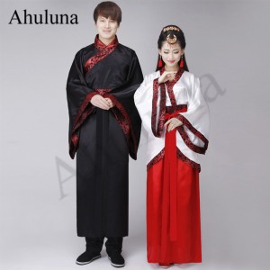 Women's Traditional Hanfu Dress for Chinese Ancient Swordsman Cosplay