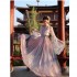Women's Gradient Ink Water Sleeves Costumes for Classical Chinese Dance