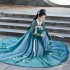 Women's Traditional Folk Elegant Ancient Hanfu Costumes for Tang Dynasty Princess National Dance Clothes