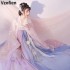 Womens Han Dynasty Princess Fairy Hanfu Dresses Oriental Dance Clothing Girl Cosplay