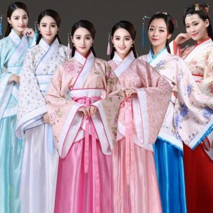 Traditional Chinese Clothing Women Chaqueta Tang Hanfu Tang Suit Tops Skirt Cosplay Costumes Couple Dresses For Men