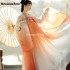 Hanfu Coat Chinese Traditional Daily Hanfu Pure Han Tang Ancient Women Chiffon Cardigan Chinese Clothes Women