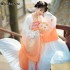 Hanfu Coat Chinese Traditional Daily Hanfu Pure Han Tang Ancient Women Chiffon Cardigan Chinese Clothes Women