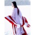 Women Chinese Traditional Hanfu Dresses Ancient Elegant Flower Embroidery Dance Wear Fairy Water Sleeve Mesh Hanfu