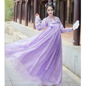 Women Full-chested Waist Skirt Big Sleeve Shirt Heavy Industry Embroidery Traditional Chinese Hanfu