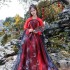 Ropa Tradicional Long Sleeve Dresses Dance Outfit Chinese Cosplay Costumes for Women Hanfu Red