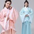 Hanfu women Chinese Traditional Printed Pink Blue Outfits